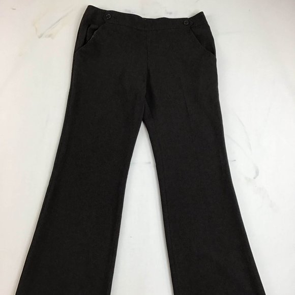 LEON MAX Easton Neston Studio Women's Black Bootcut Casual Dress Pants Size 10 - Picture 1 of 11
